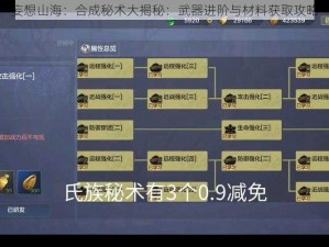 妄想山海：合成秘术大揭秘：武器进阶与材料获取攻略