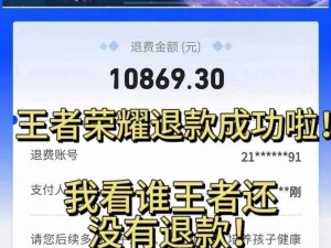 如何撤销王者荣耀退款申请——详解取消流程与方法攻略