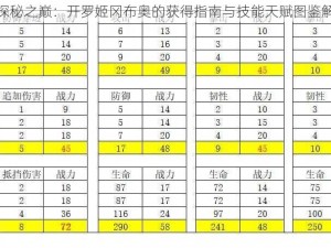 新探秘之巅：开罗姬冈布奥的获得指南与技能天赋图鉴解析