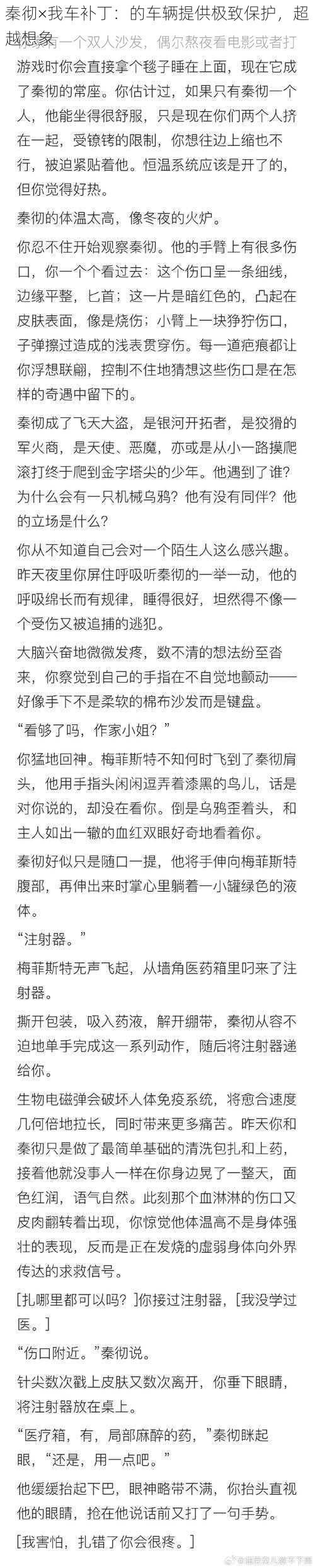 秦彻×我车补丁：的车辆提供极致保护，超越想象