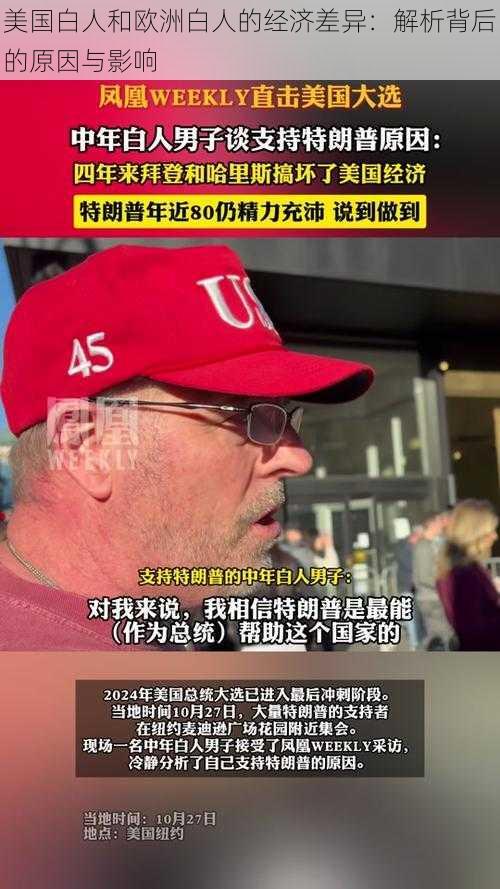 美国白人和欧洲白人的经济差异：解析背后的原因与影响