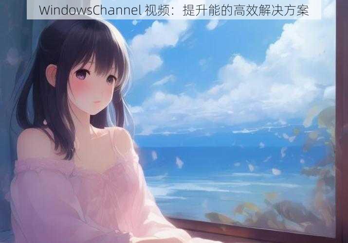 WindowsChannel 视频：提升能的高效解决方案