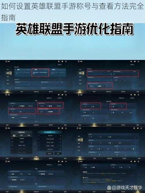 如何设置英雄联盟手游称号与查看方法完全指南