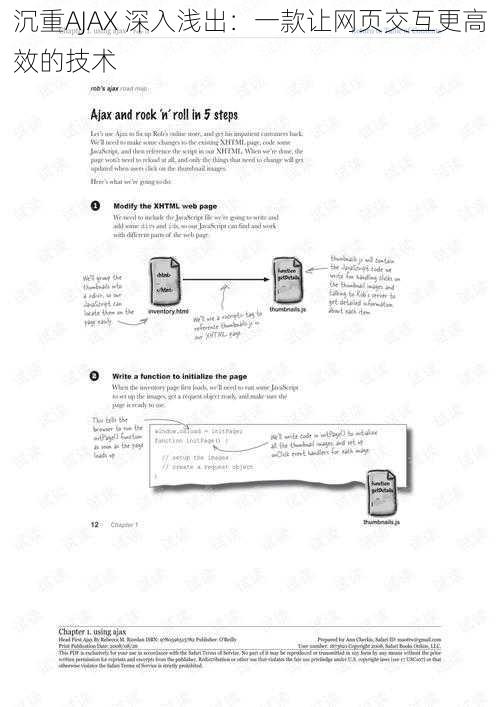 沉重AJAX 深入浅出：一款让网页交互更高效的技术
