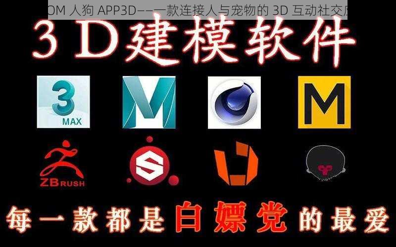 ZOOM 人狗 APP3D——一款连接人与宠物的 3D 互动社交应用