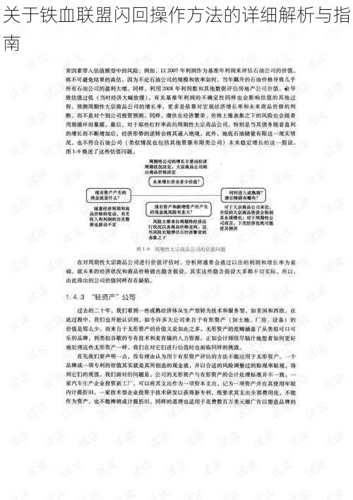 关于铁血联盟闪回操作方法的详细解析与指南